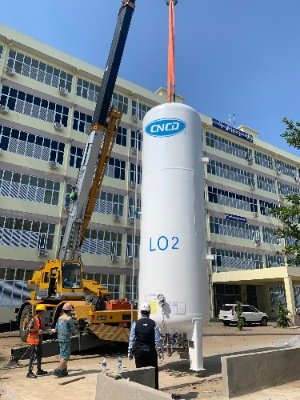 20m3 liquid oxygen storage tank in a Thai hospital